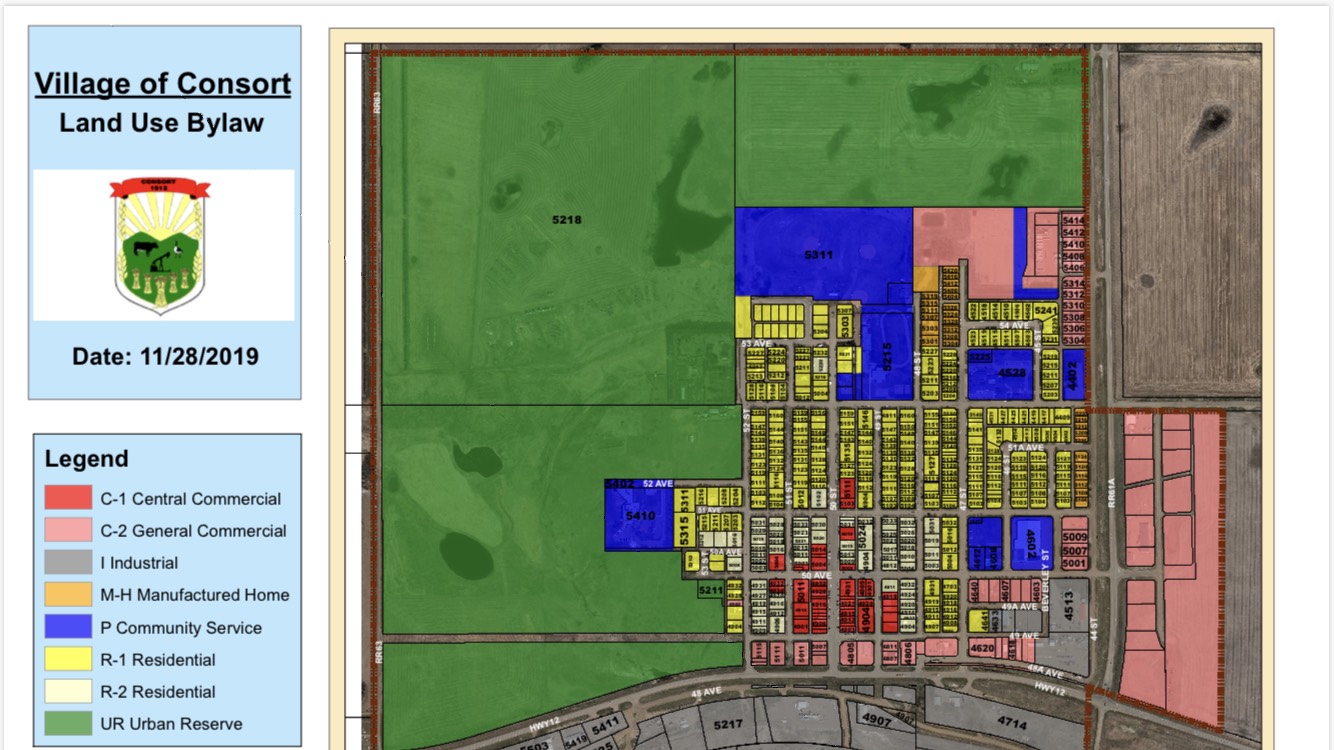 Development and Safety Tips Consort, Alberta